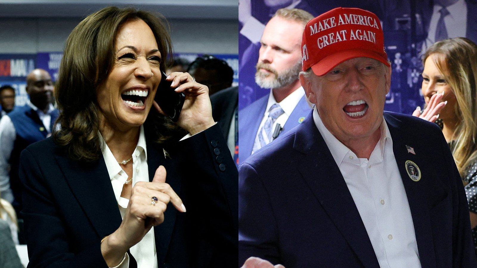 Kamala Harris y Donald Trump