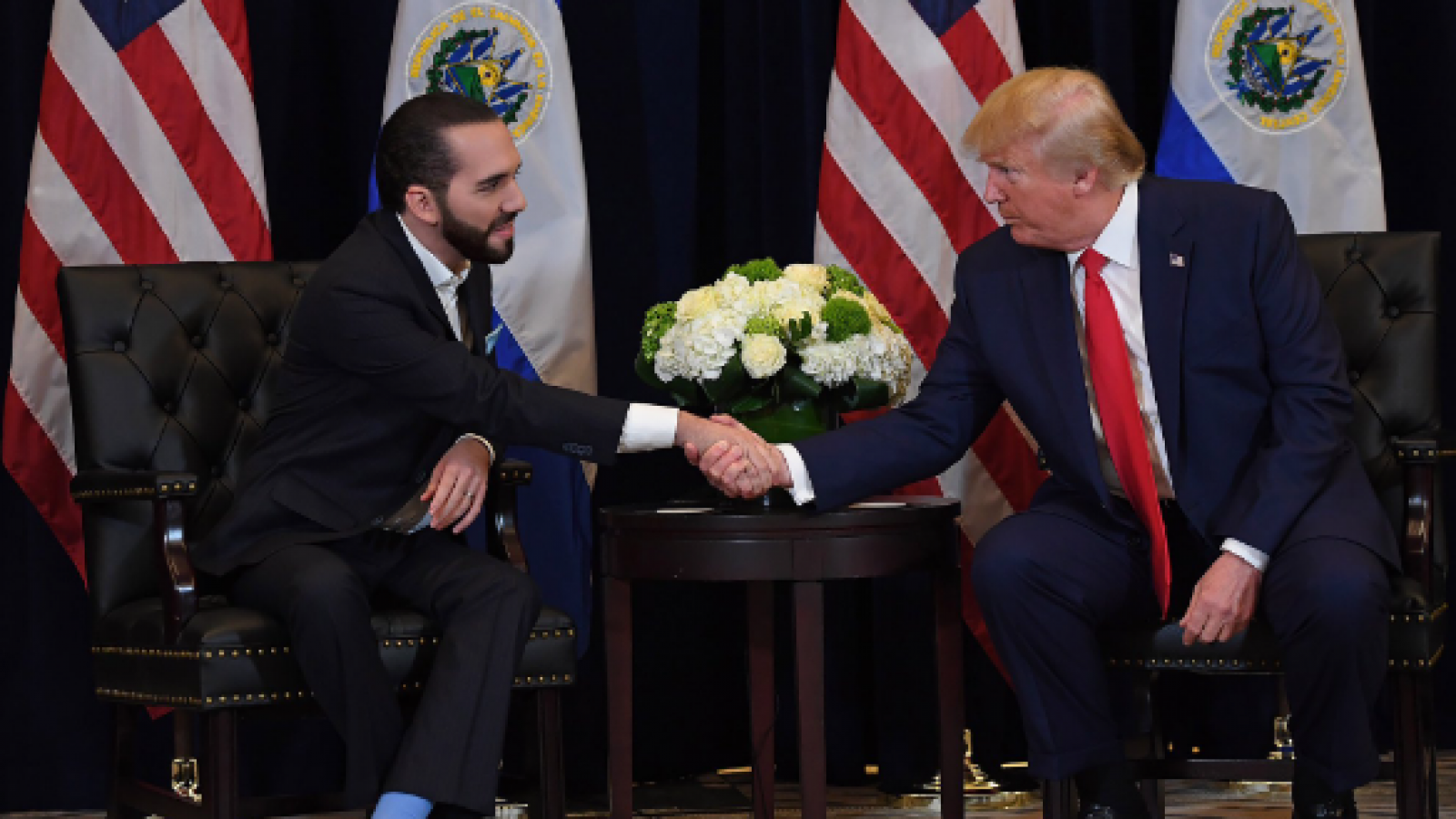 Nayib Bukele y Donald Trump