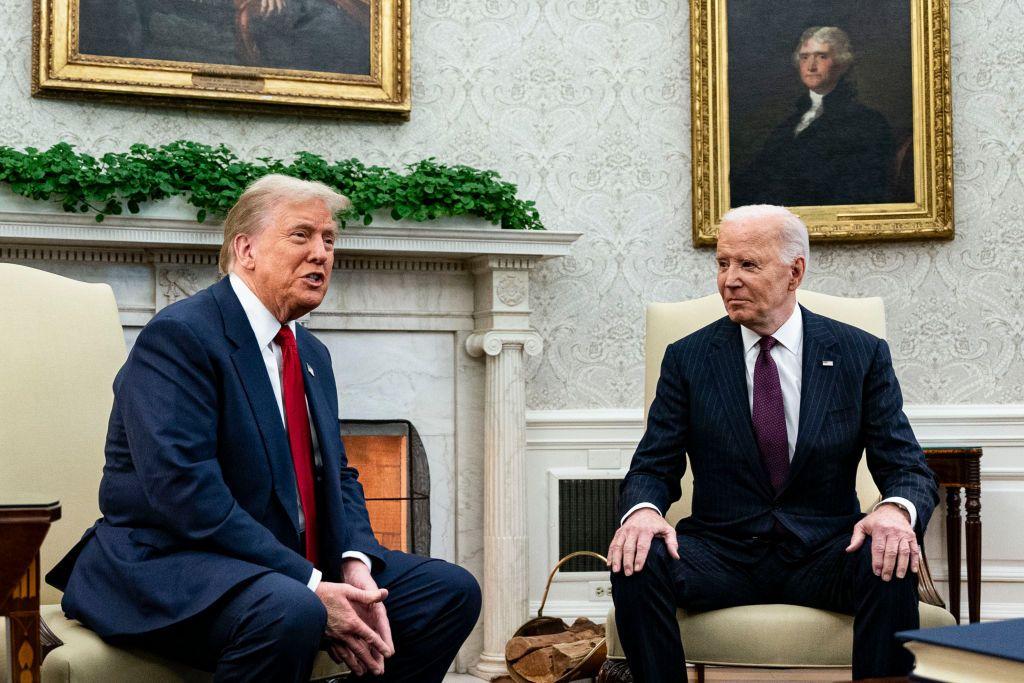 Biden y Trump. 