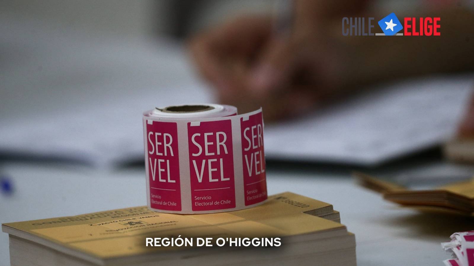 Resultados gobernadores O'Higgins