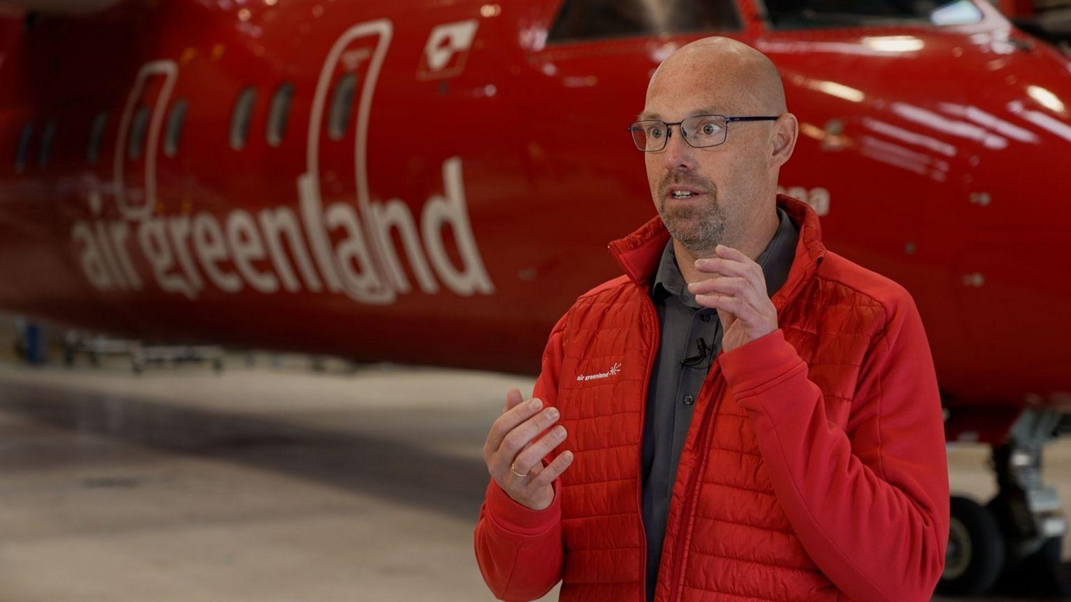 El director de Air Greenland, Jacob Nitter Sorensen.