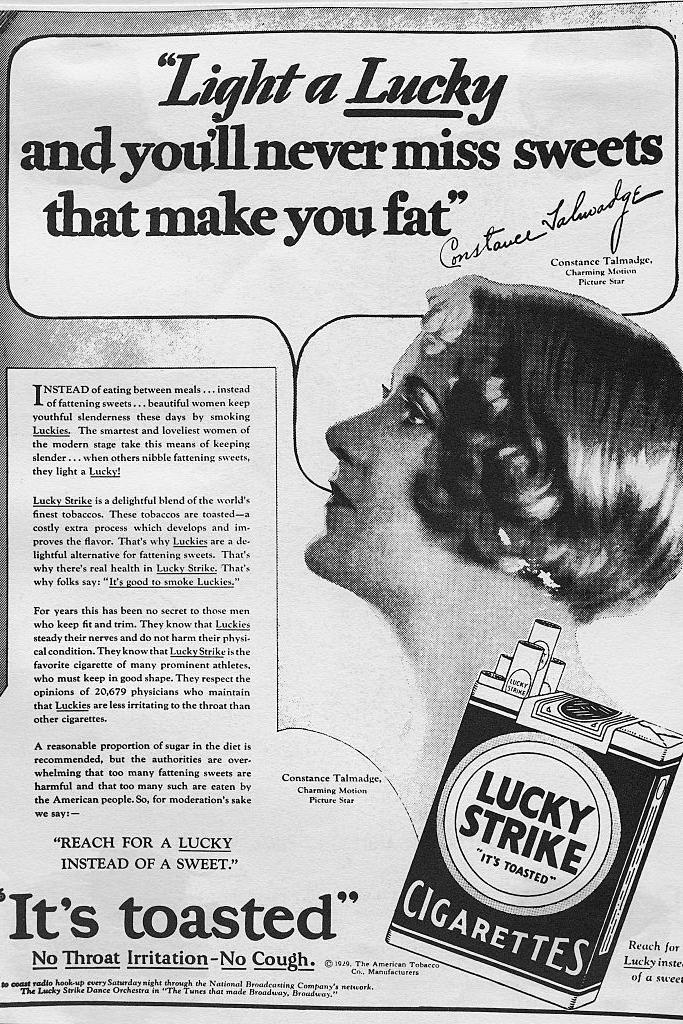 Publicidad de Lucky Strike 