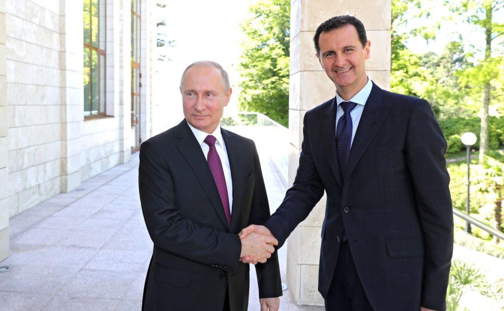 Vladimir Putin y Bashar al Assad.