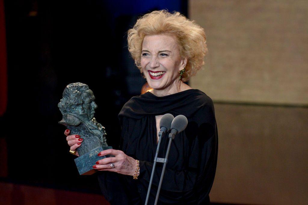 Marisa Paredes con el  Premio Goya de Honor en 2018