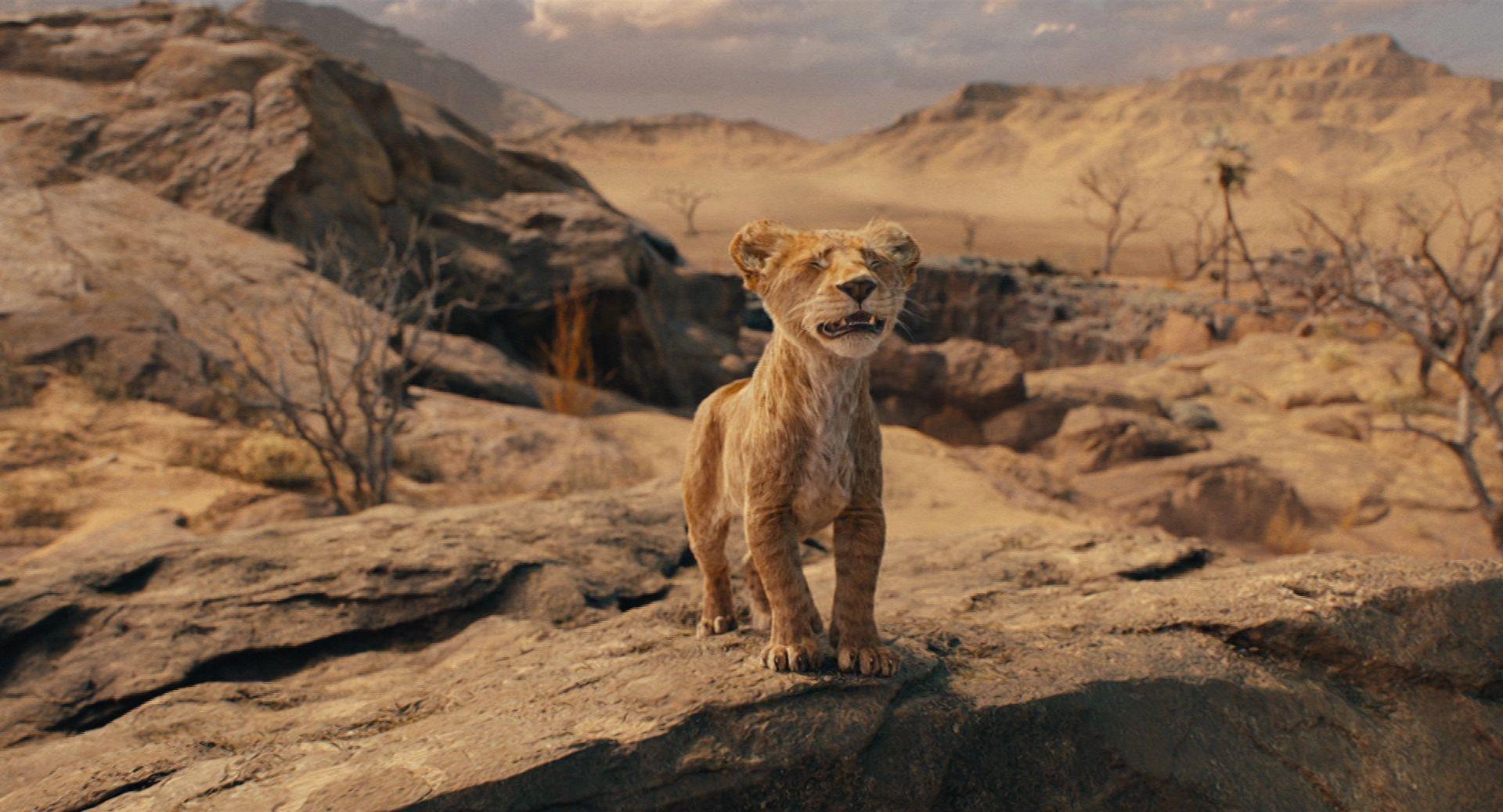 Escena de "Mufasa: el rey león"