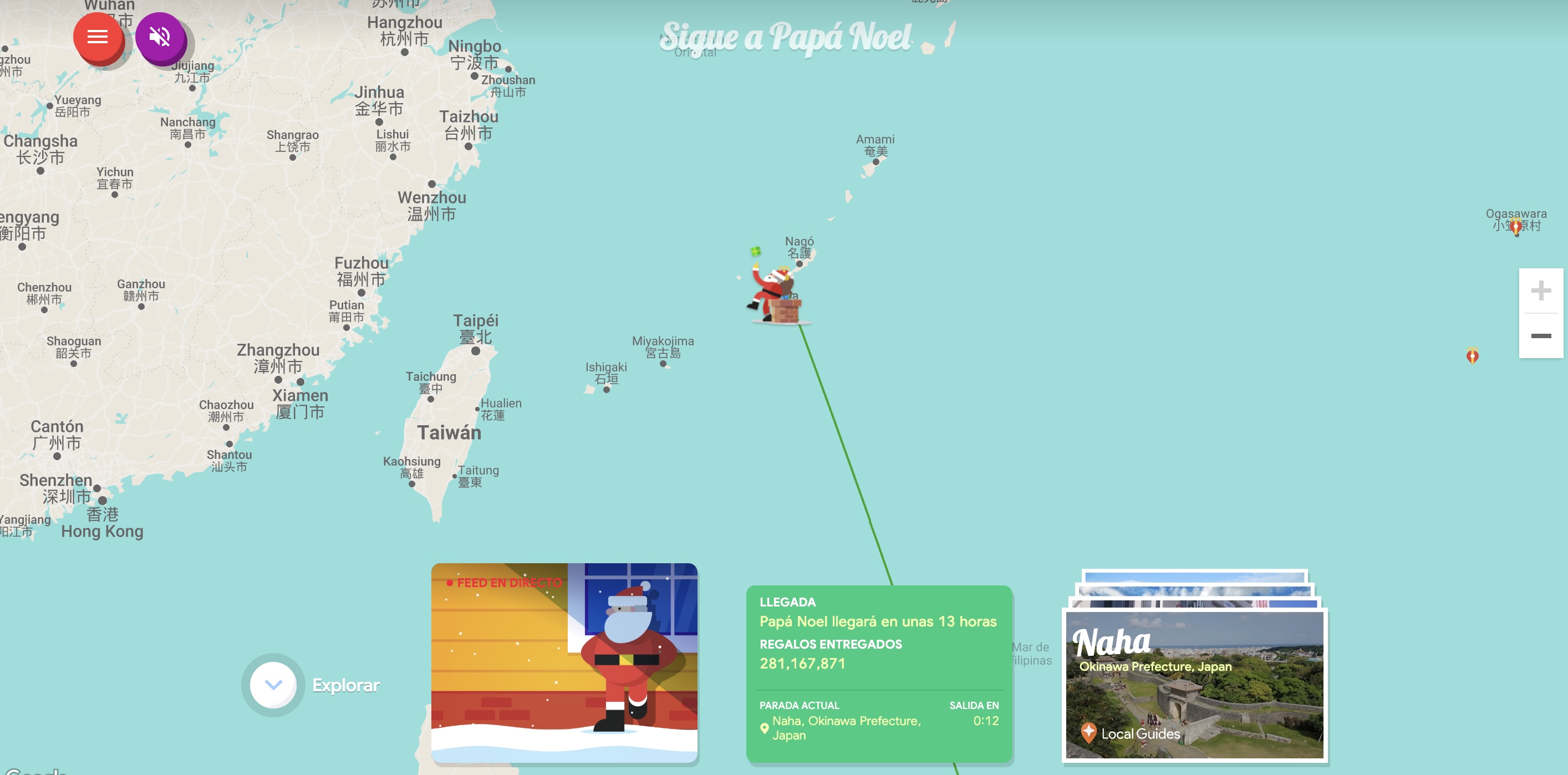 Santa Tracker de Google