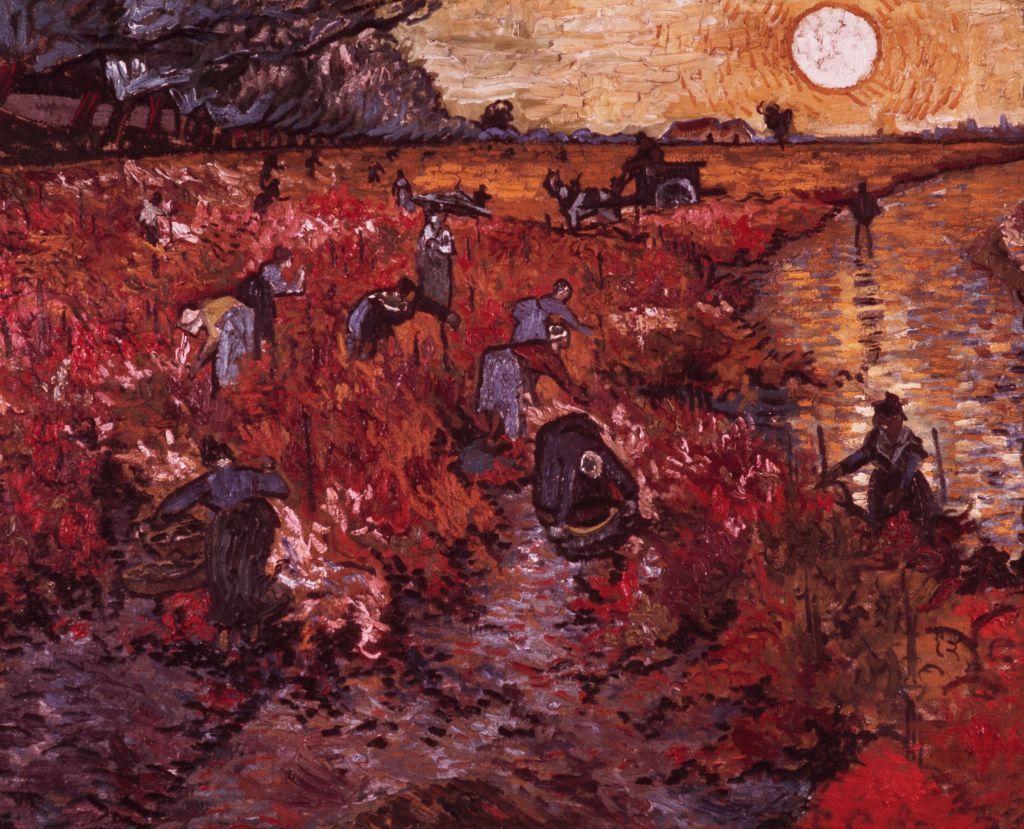 El viñedo rojo, de Vincent van Gogh