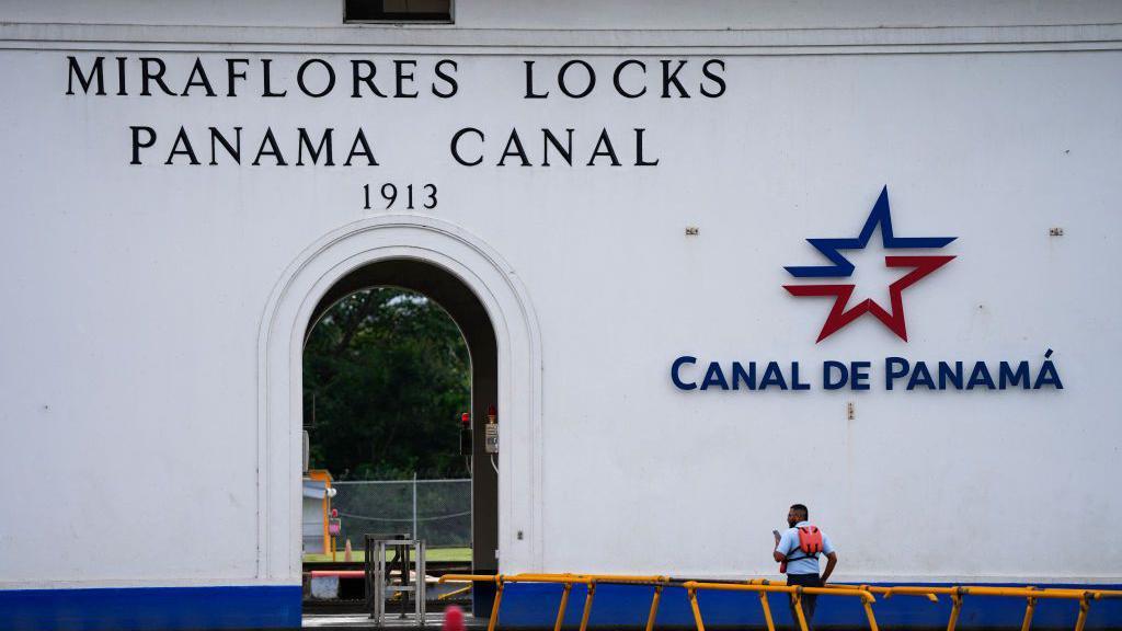 Las esclusas de Miraflores del Canal de Panamá, en la ciudad de Panamá