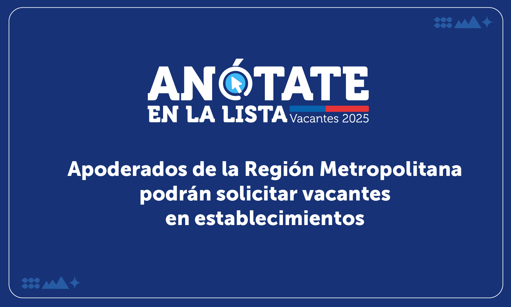 Anótate en la lista RM