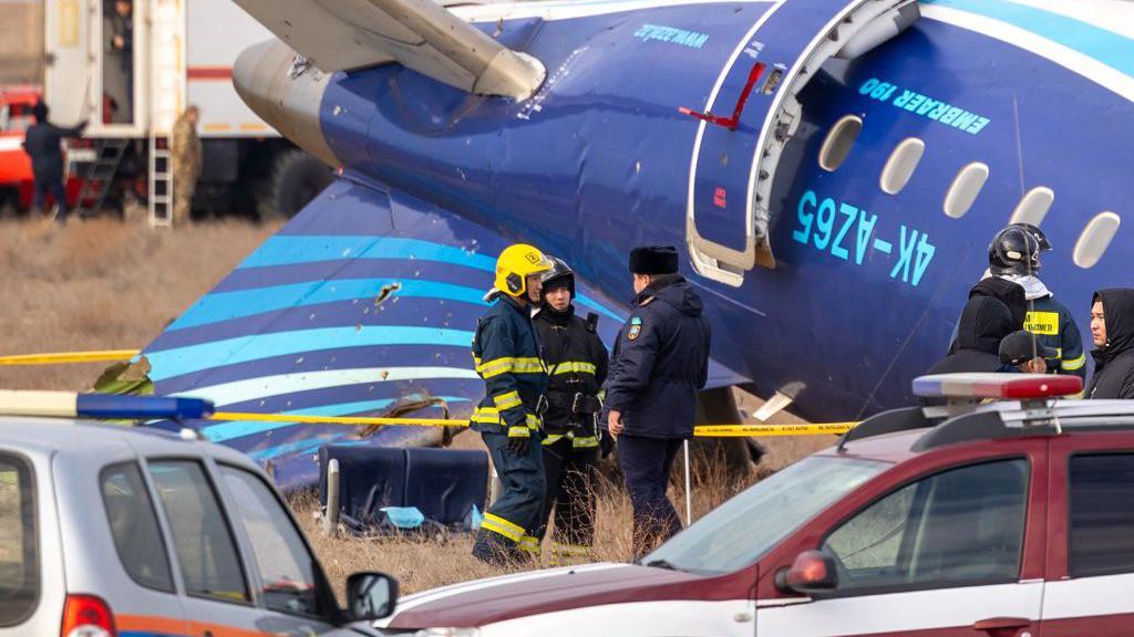 Avión accidentado.