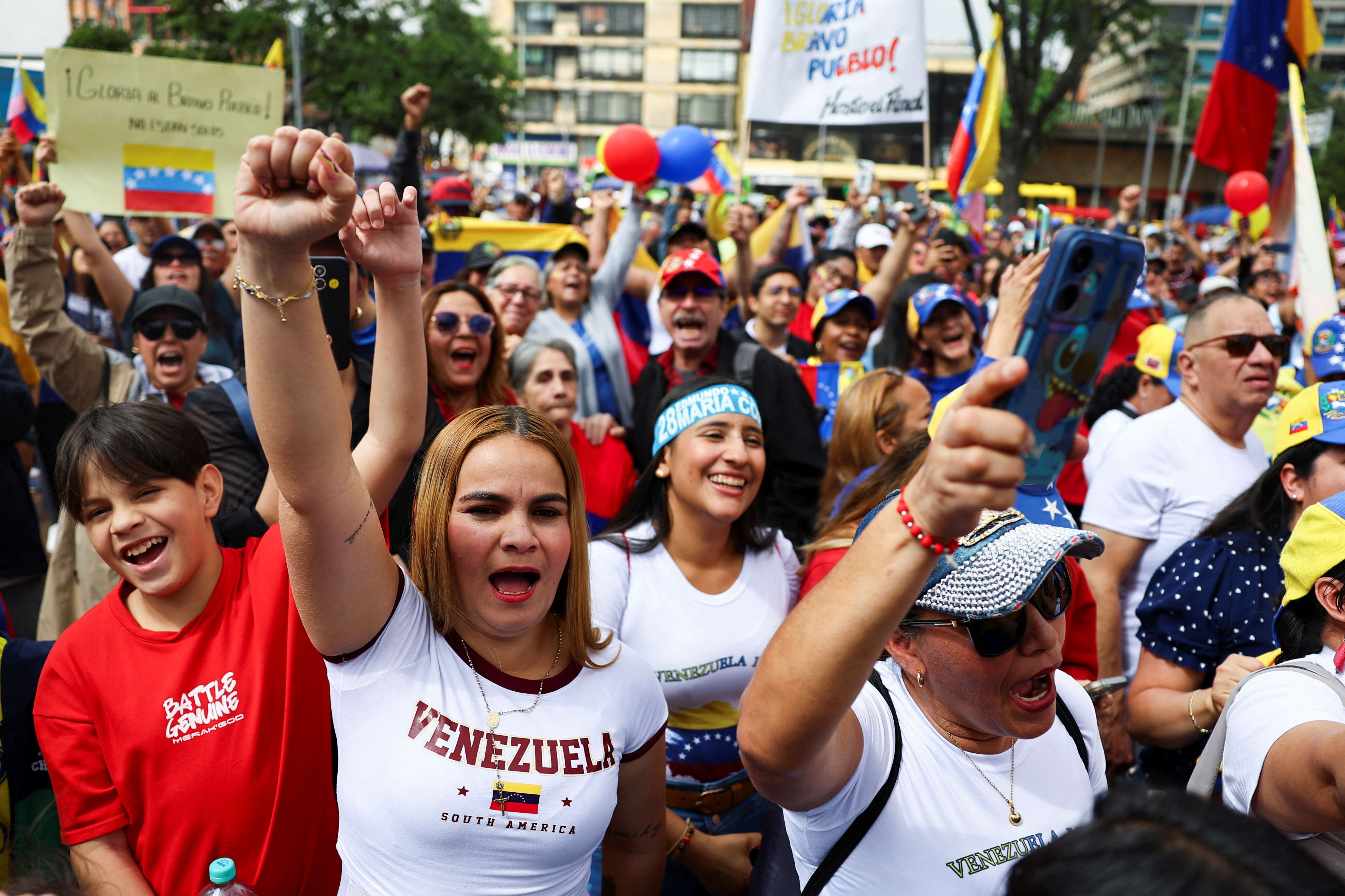 Manifestación en Venezuela