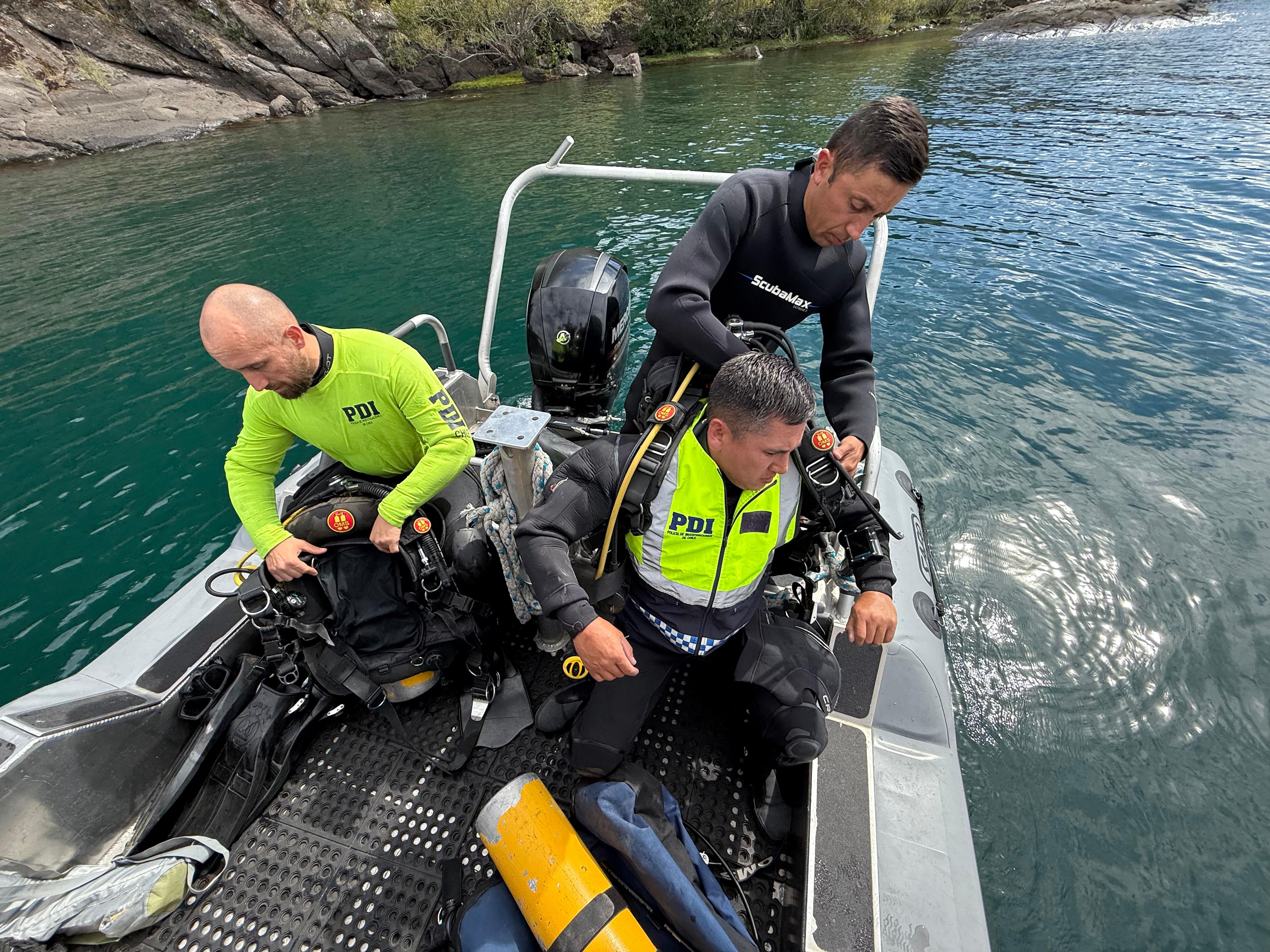 PDI investigando en Lago Villarrica